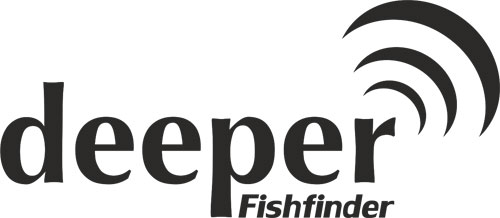 Deeper fishfinder logo black